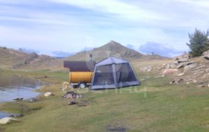 Мобильная баня на прицепе